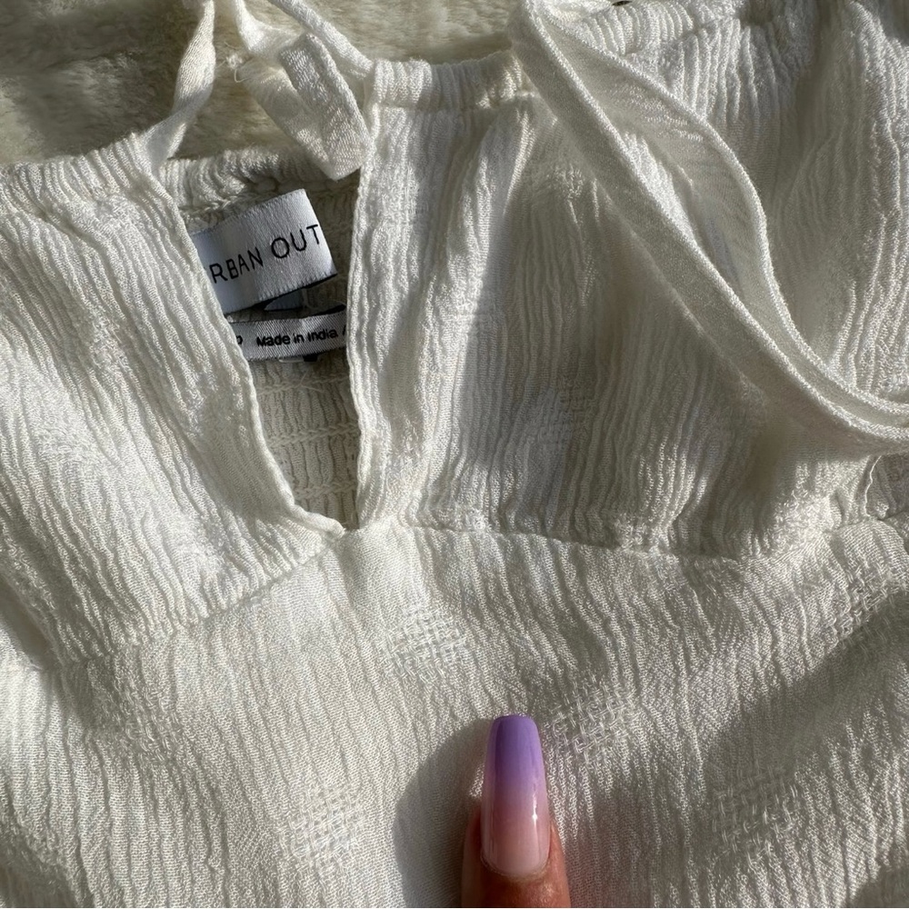 SOLD Urban Outfitters Gauzy Midi Dress - Picture 5 of 8